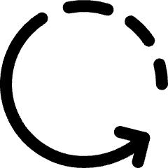 Rotate Left Dash 2 Icon from Core Line Set