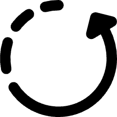 Rotate Left Dash 4 Icon from Core Remix Set