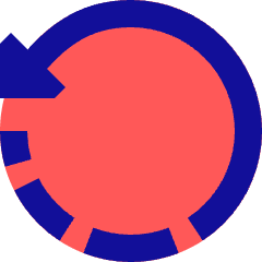 Rotate Left Icon from Sharp Pop Set