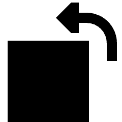 Rotate Object Icon from Sharp Solid Set
