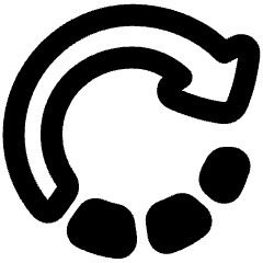 Rotate Right 1 Icon from Plump Remix Set
