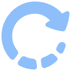 Rotate Right 1 Icon from Plump Flat Set