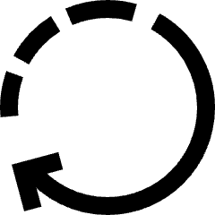 Rotate Right 2 Icon from Sharp Line Set