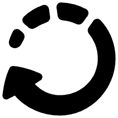 Rotate Right 2 Icon from Plump Solid Set