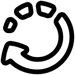 Rotate Right 2 Icon from Plump Line Set