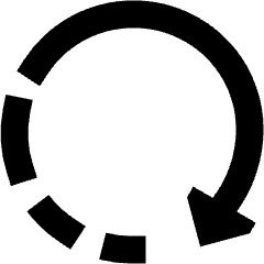 Rotate Right 3 Icon from Sharp Solid Set