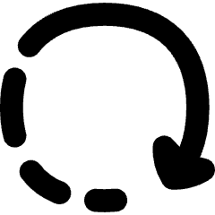 Rotate Right 3 Icon from Flex Solid Set