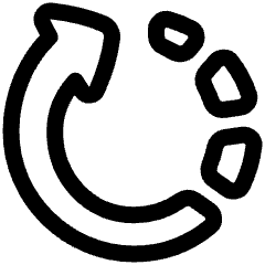 Rotate Right 4 Icon from Plump Line Set