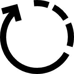 Rotate Right 4 Icon from Sharp Line Set
