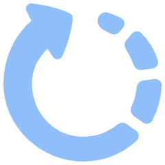 Rotate Right 4 Icon from Plump Flat Set