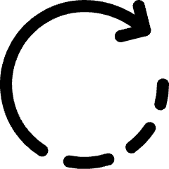 Rotate Right Dash 1 Icon from Core Line Set