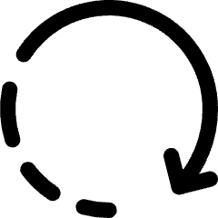 Rotate Right Dash 3 Icon from Core Line Set