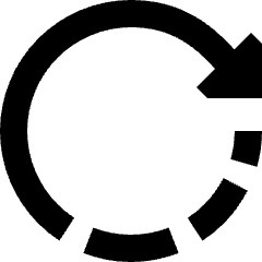 Rotate Right Icon from Sharp Remix Set