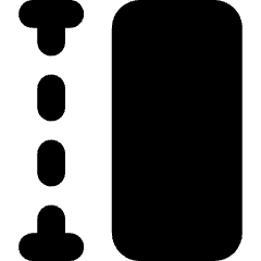 Row Height Icon from Core Solid Set