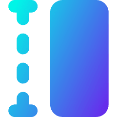 Row Height Icon from Core Gradient Set