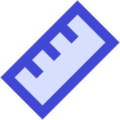 Ruler Icon from Sharp Duo Set