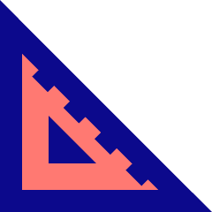 Ruler Angle Square Foot Icon from Sharp Pop Set
