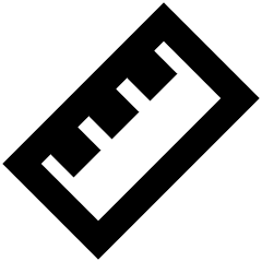 Ruler Icon from Sharp Remix Set