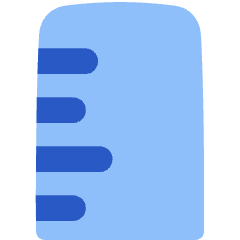 Ruler Tip Vertical Icon from Flex Flat Set