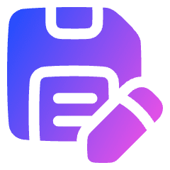 Save As Icon from Plump Gradient Set