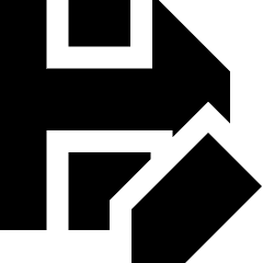 Save As Icon from Sharp Solid Set