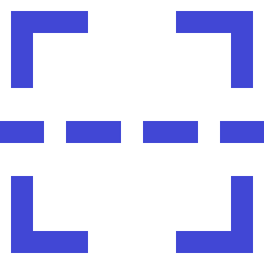 Scan Dashed Line Icon from Sharp Duo Set
