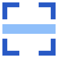 Scanner Icon from Sharp Flat Set
