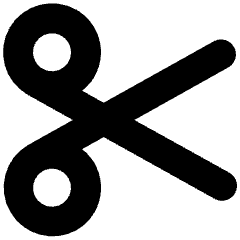 Scissors Icon from Micro Solid Set