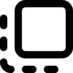 Select Front Icon from Micro Line Set