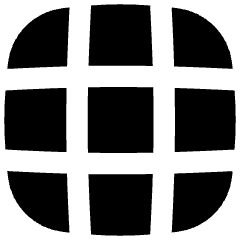 Show Grid Icon from Flex Solid Set