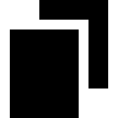 Show Layer Icon from Sharp Solid Set