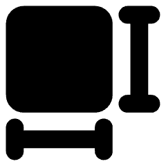 Sizing Icon from Core Solid Set