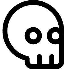 Skull 2 Icon from Core Line Set