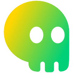 Skull 2 Icon from Plump Gradient Set