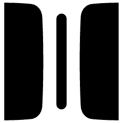 Spacing Horizontal Icon from Plump Solid Set