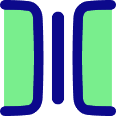 Spacing Horizontal Icon from Plump Pop Set