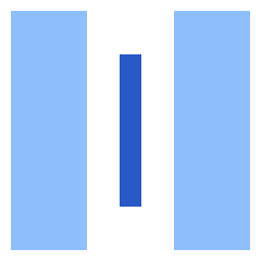 Spacing Horizontal Icon from Sharp Flat Set