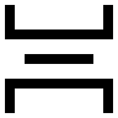 Spacing Vertical Icon from Sharp Line Set