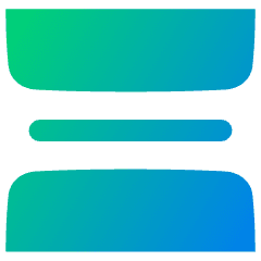 Spacing Vertical Icon from Plump Gradient Set