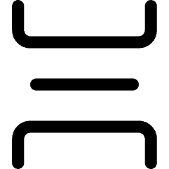 Spacing Vertical Icon from Core Line Set