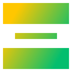 Spacing Vertical Icon from Sharp Gradient Set