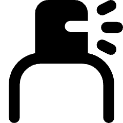 Spray Paint Tip Vertical Icon from Core Remix Set