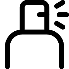 Spray Paint Tip Vertical Icon from Core Line Set