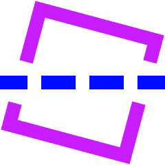 Straighten Image Crop Icon from Sharp Neon Set