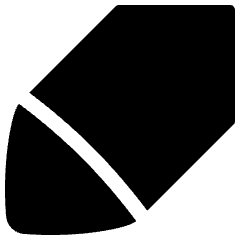 Stylus Tip Diagonal Icon from Plump Solid Set