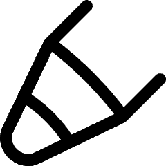Stylus Tip Diagonal Icon from Flex Line Set