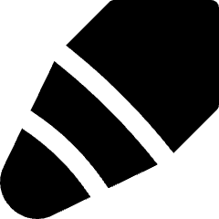 Stylus Tip Diagonal Icon from Flex Solid Set