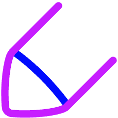 Stylus Tip Diagonal Icon from Plump Neon Set