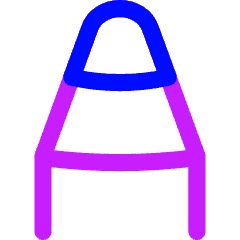 Stylus Tip Vertical Icon from Flex Neon Set