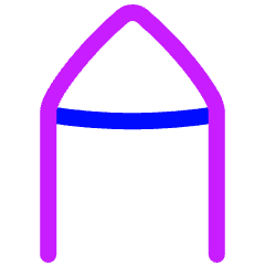 Stylus Tip Vertical Icon from Plump Neon Set